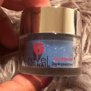 Revel Nail SAPPHIRE (TT6) BLUE GLITTER DIP POWDER  0.5 o